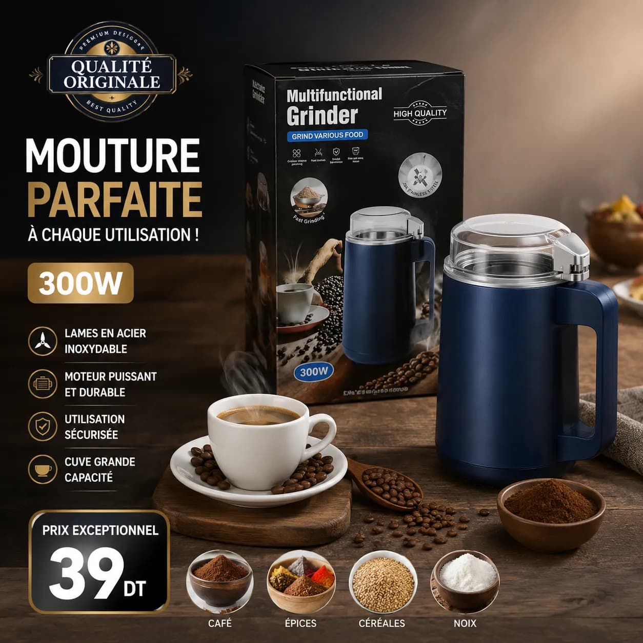 ÉLECTRIQUE GRINDER